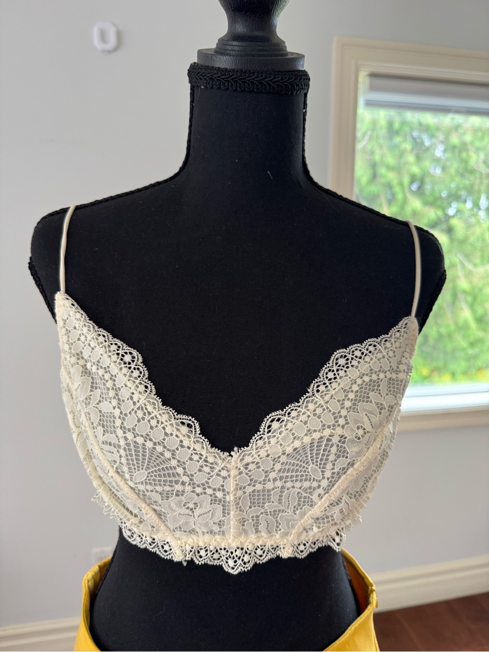 Free People Ivory Lace Bralette Cami